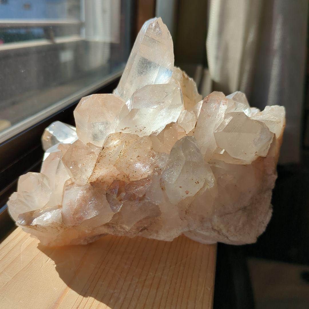 マニカラン水晶　原石　クラスター　稀少　パワーストーン