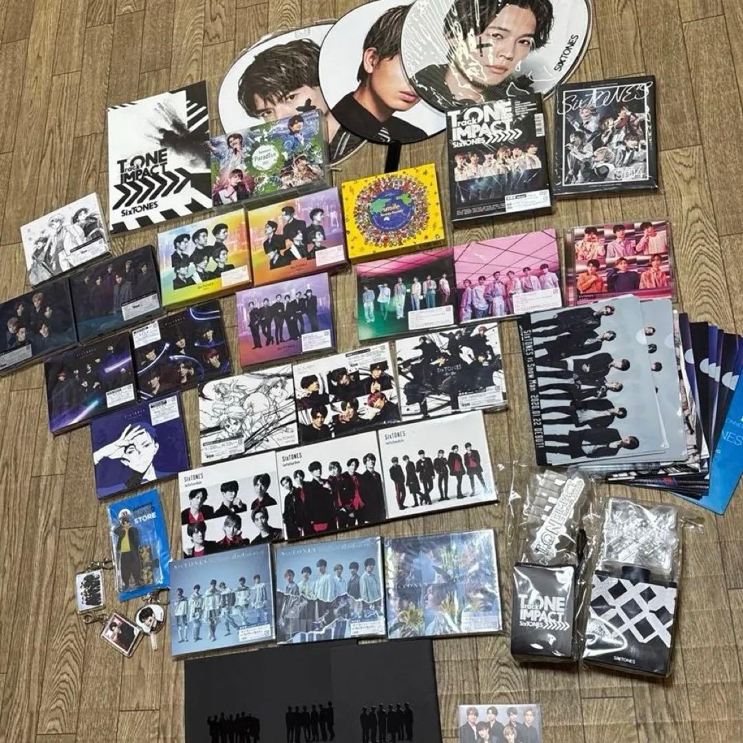 SixTONES CD DVD アクスタ キーホルダー LIVE