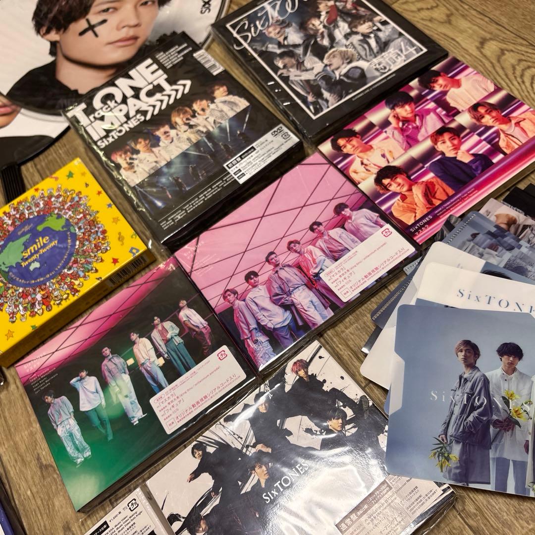 SixTONES CD DVD アクスタ キーホルダー LIVE