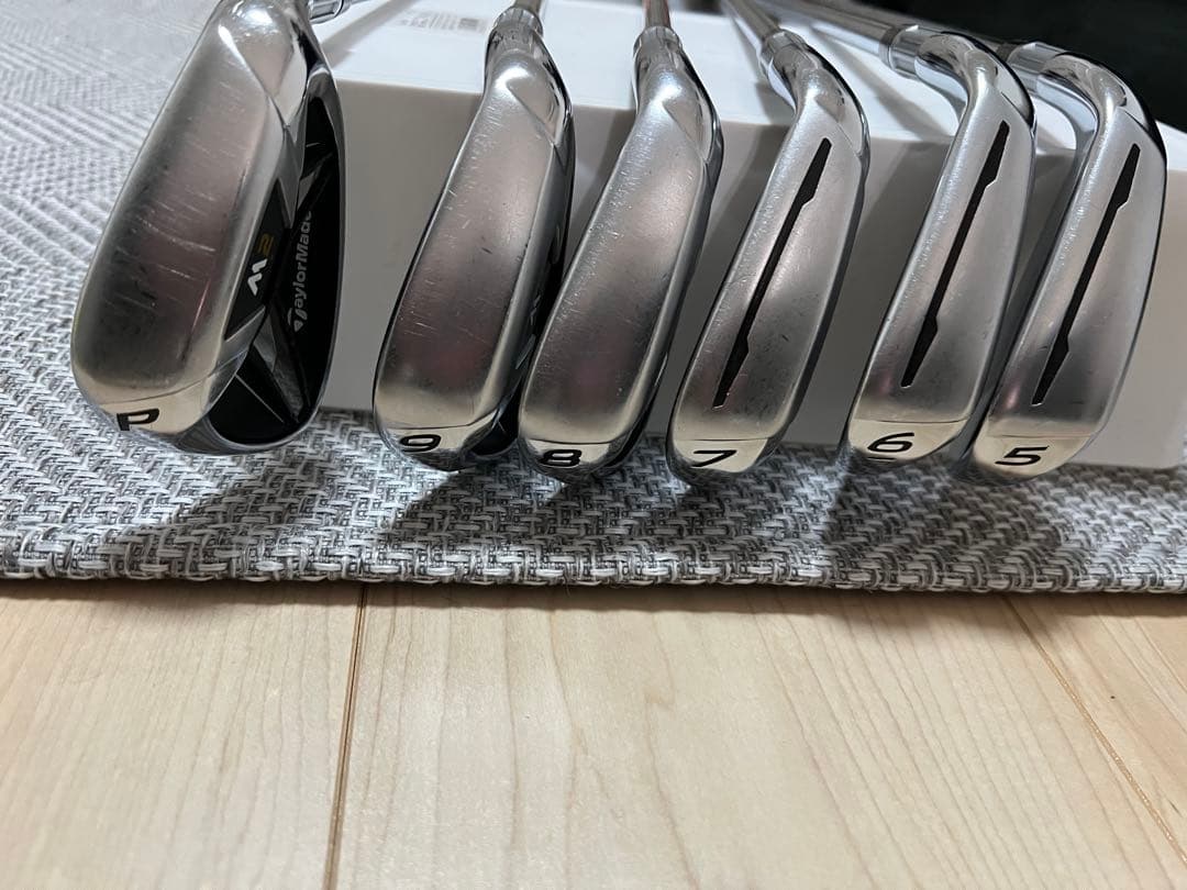 初心者推奨　テーラーメイド M2メンズアイアンセット　6本　S