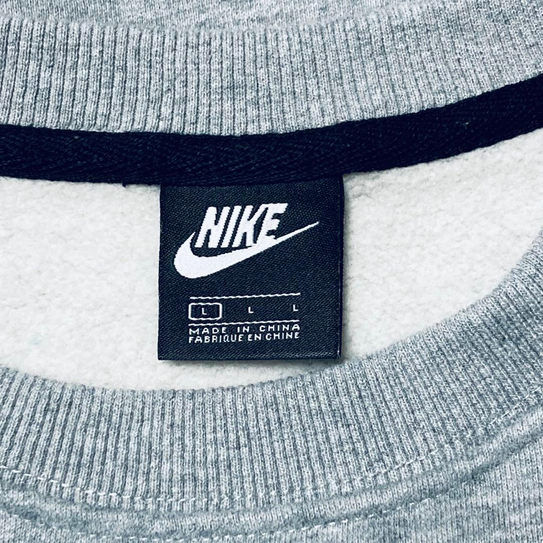 【限定コラボ】ステューシー×ナイキ☆ワンポイント刺繍ロゴ　裏起毛　2XL相当