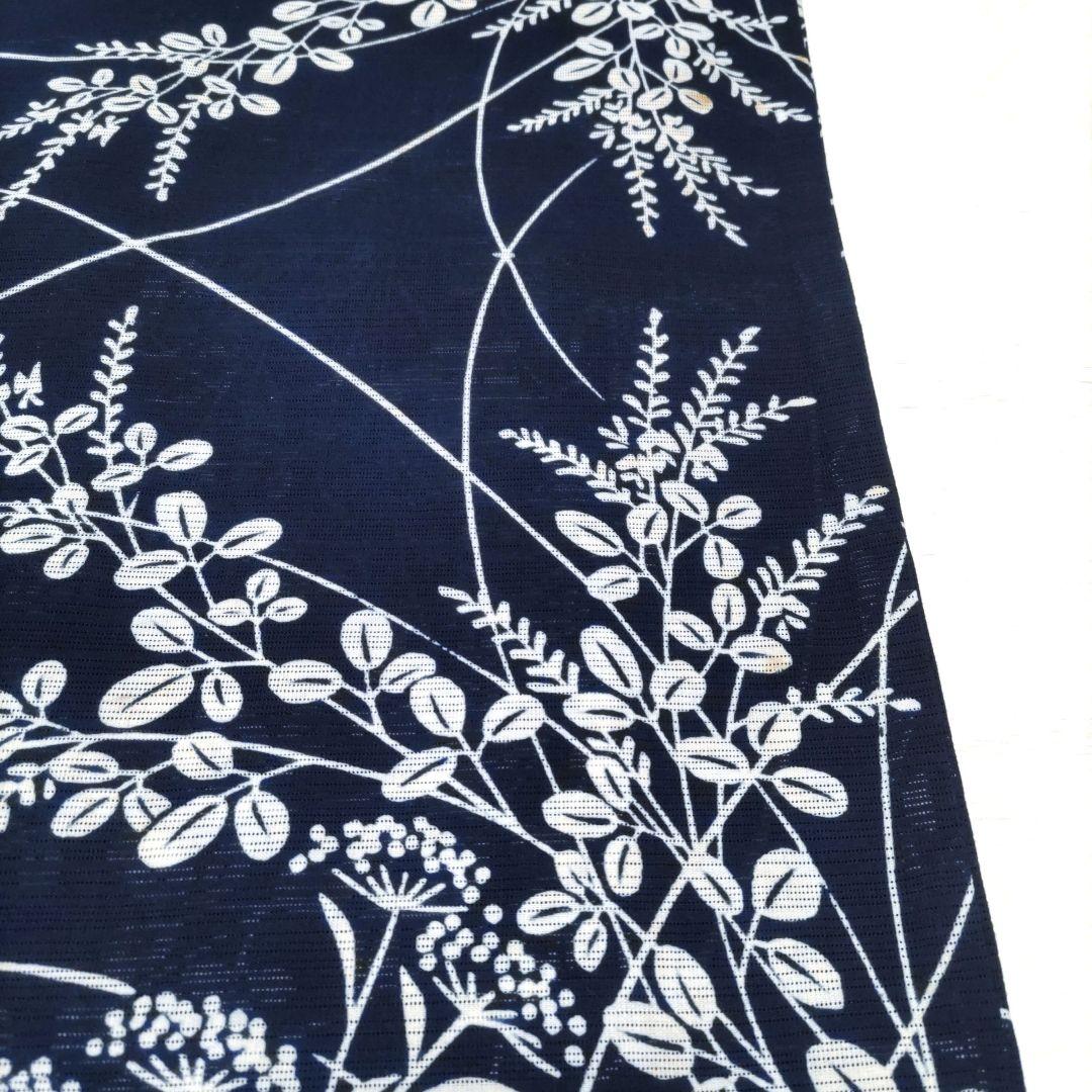 竺仙　綿絽　浴衣　木綿