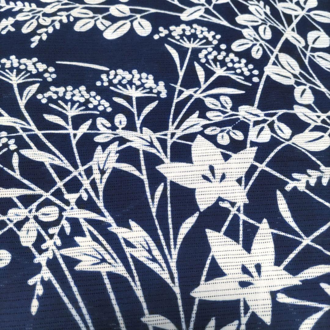 竺仙　綿絽　浴衣　木綿