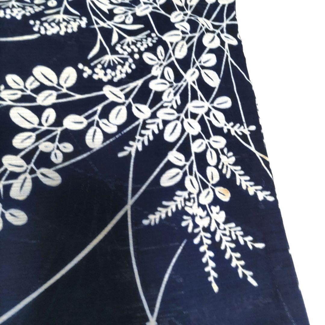 竺仙　綿絽　浴衣　木綿