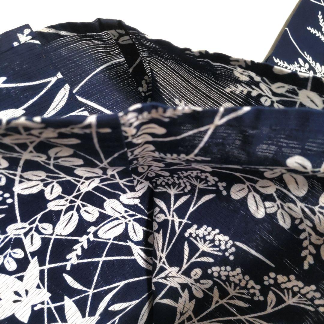 竺仙　綿絽　浴衣　木綿