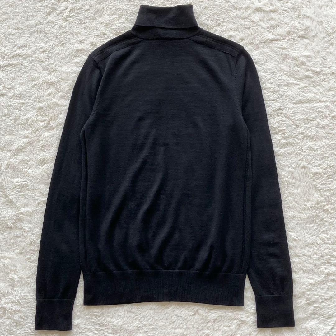 未使用品 Theory ウール タートルネックニット セーター ブラック 38