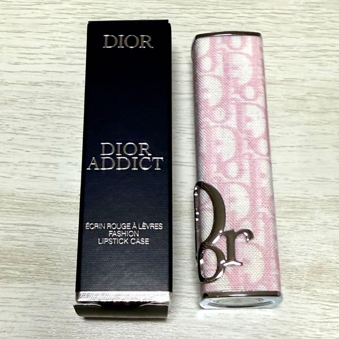 ディオール アディクト クチュール リップスティックケース ピンクオブリーク