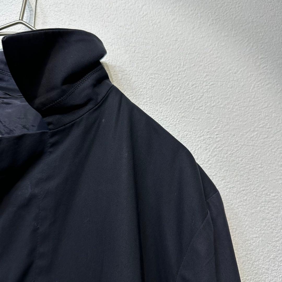 希少 JIL SANDER 上質 比翼 デザイン シャツ ジャケット 紺 36