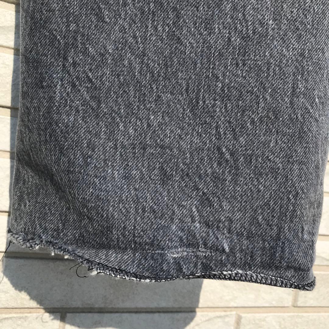 コミッション　カーゴパンツ　28　ブラック　デニム