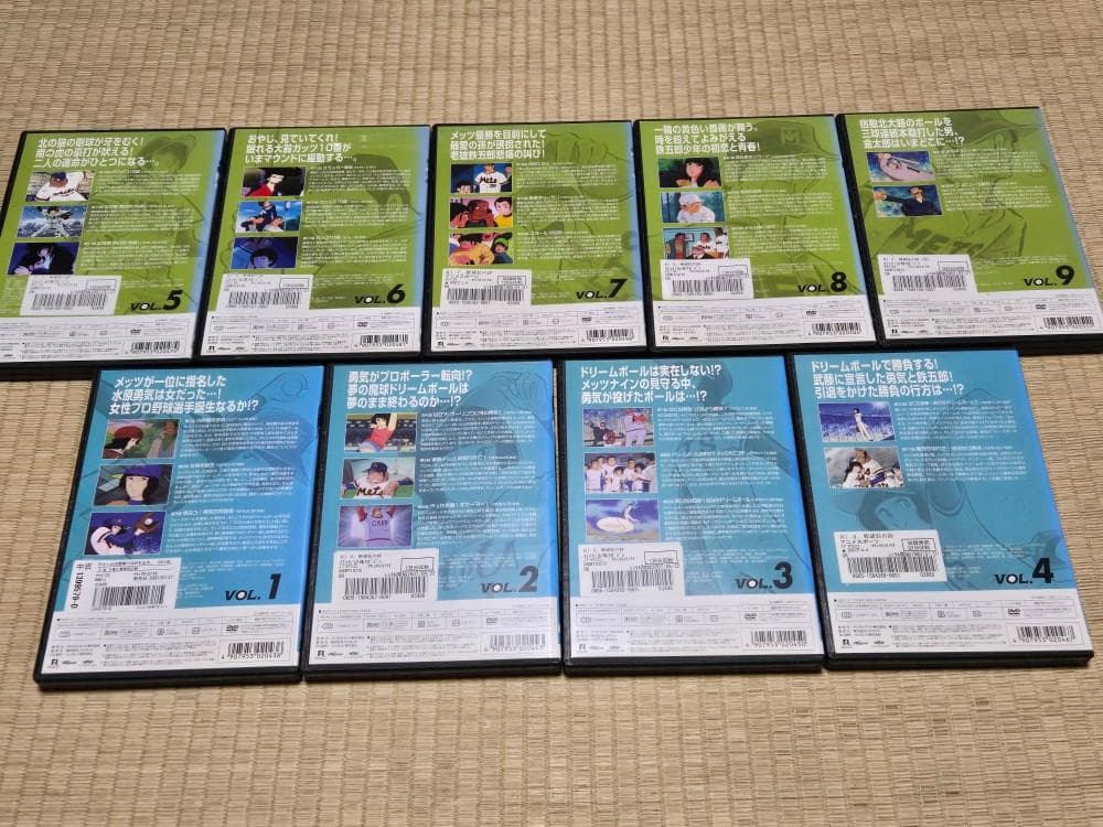 DVD　野球狂の詩　全９巻　レンタル専用