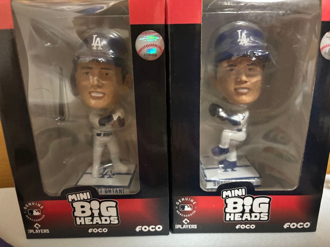 ドジャース　大谷翔平ボブルヘッド　ピッチャー　&バッター　2個セット　未開封