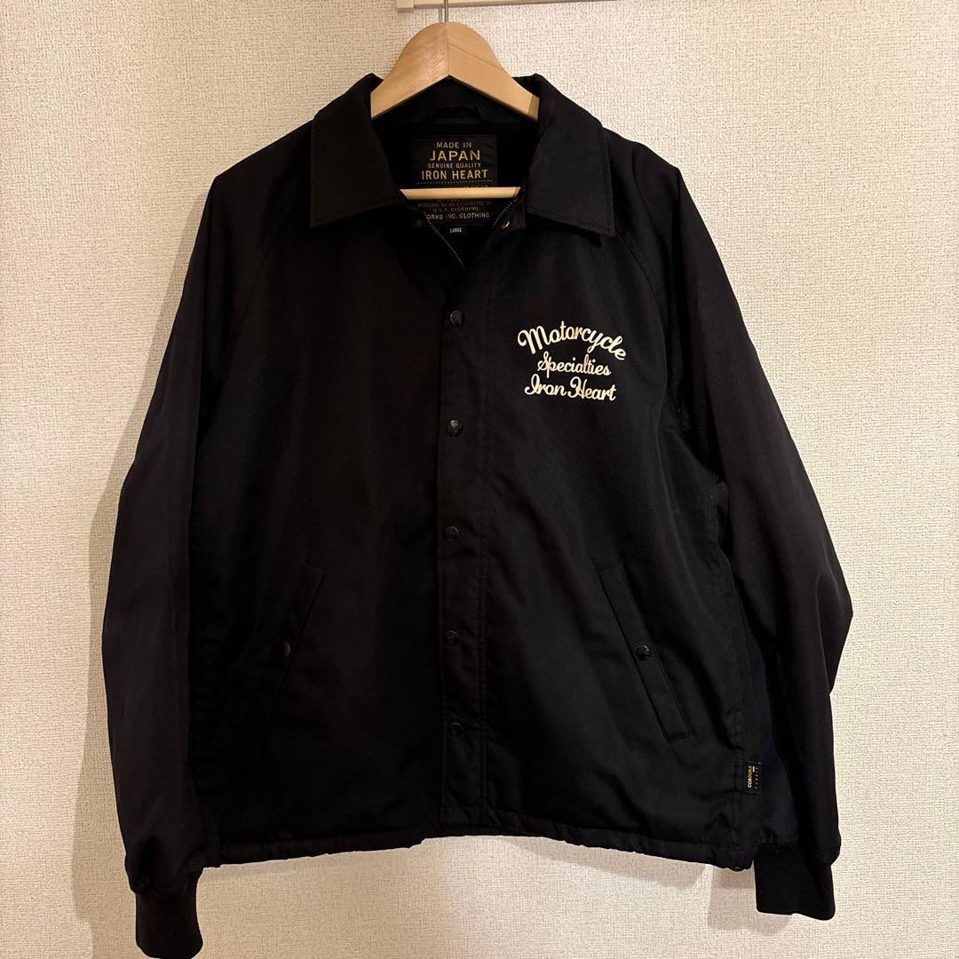 IRON HEART ブラック ナイロンジャケット L