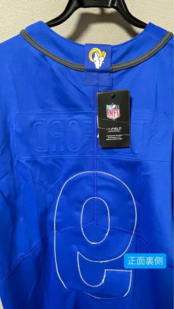 【1品限定】 ロサンゼルス・ラムズ 9ユニフォームMサイズ(日本サイズL)