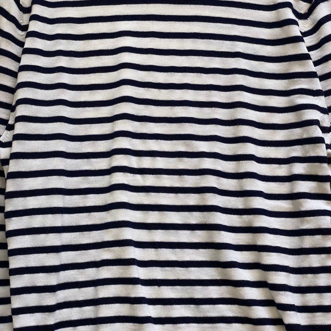 LOEWE ニット セーター ボーダー マリノ アナグラム シャドウロゴ