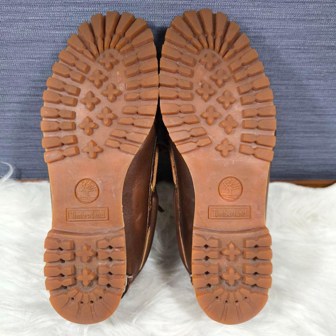 【Timberland】スリーアイクラシックラグ 24 デッキシューズ モカシン