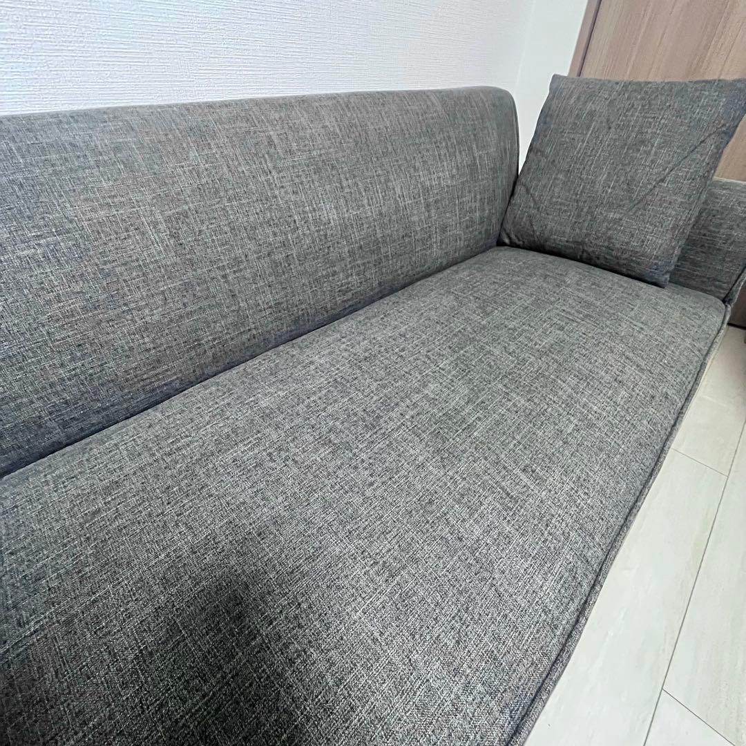 【2/8中値下げ】ソファ ダークグレー LOWYA NewMosa ニューモーサ