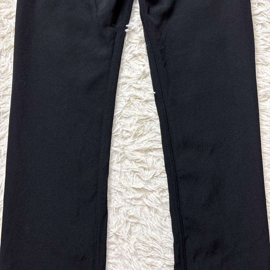 美品　コムデギャルソン　ウールツイルストレートパンツ　ブラック　M