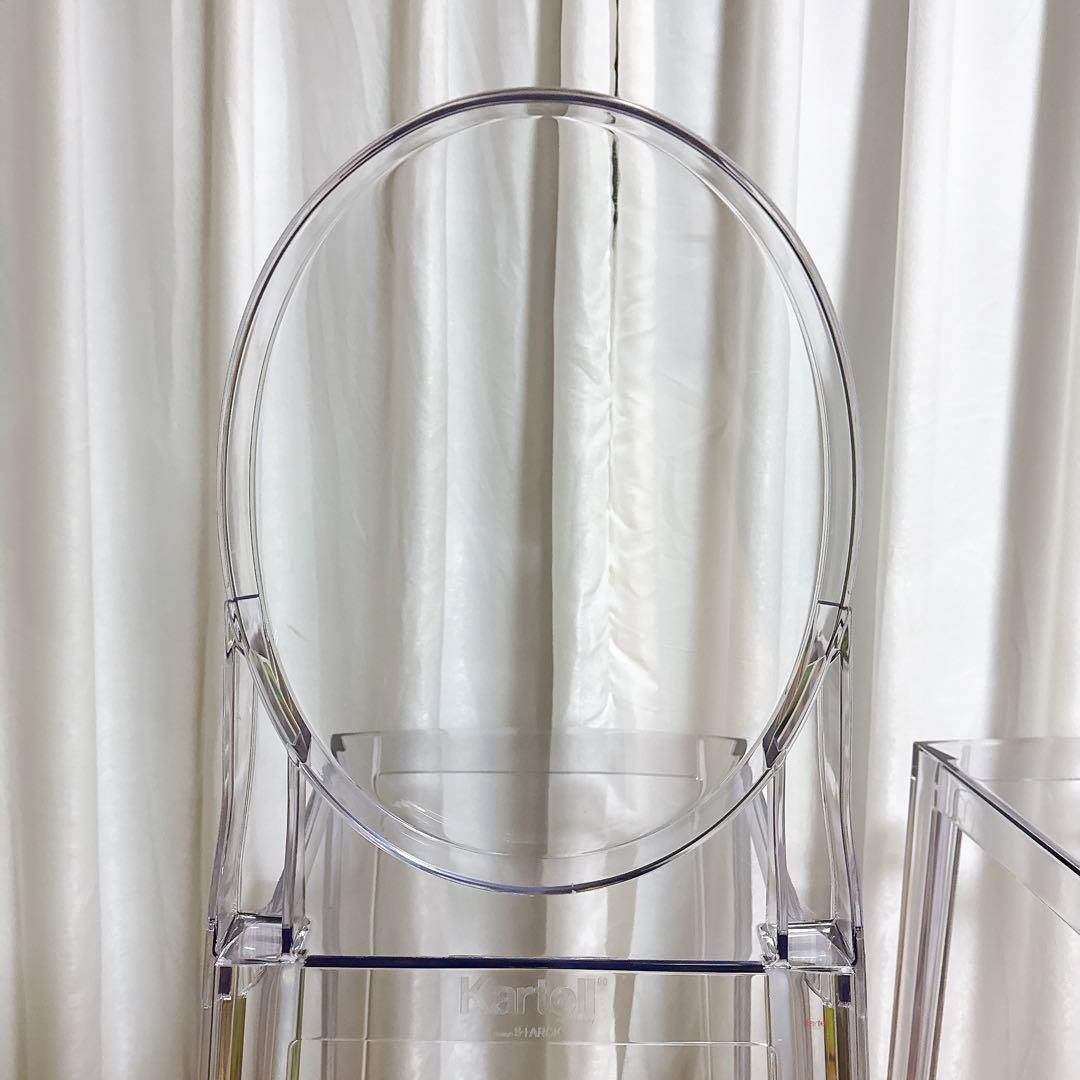 【美品】 Kartell カルテル カウンターチェア ハイスツール ワンモア65