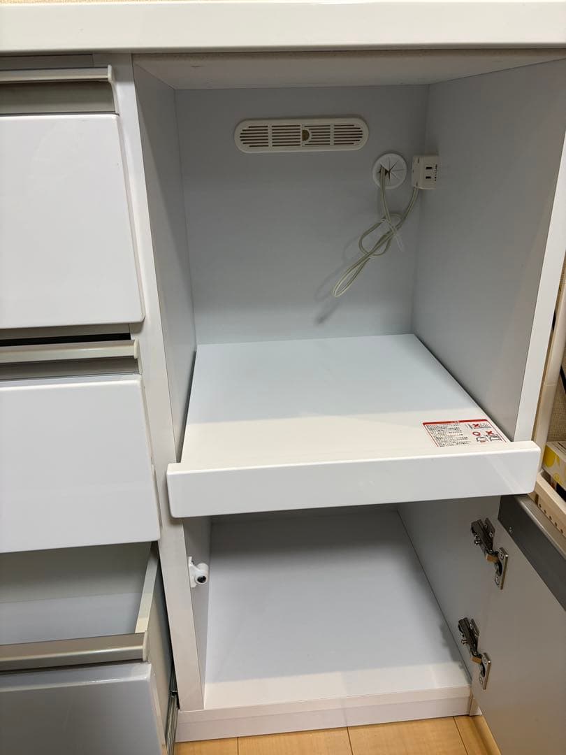 食器棚 ロータイプ 幅120 キッチンカウンター キッチンボード カップボード