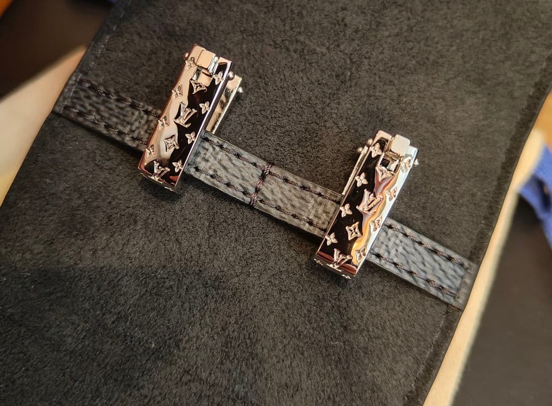 LOUIS VUITTON シルバー カフリンクス カフスボタン