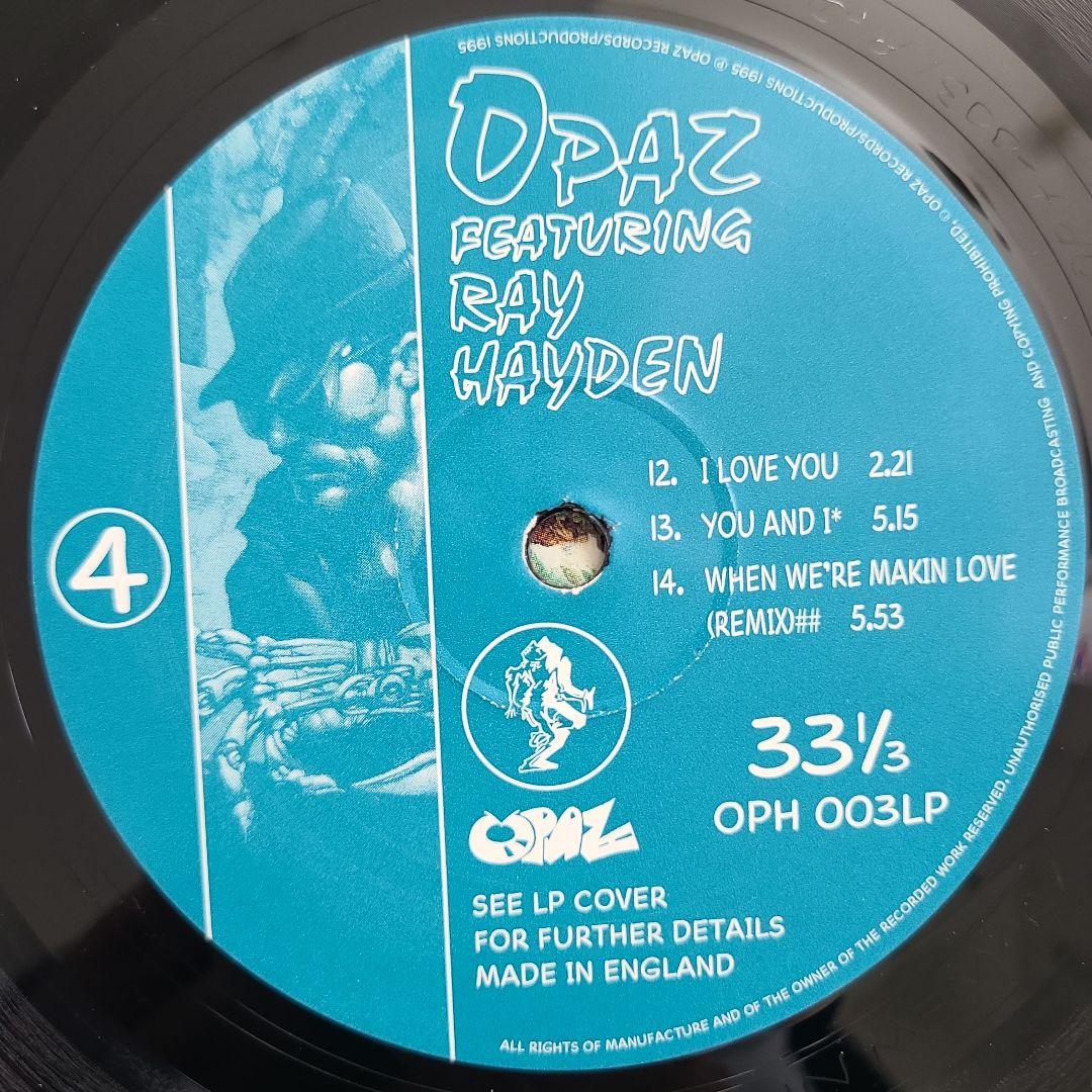 ★ＵＫオリジナル盤★ＯＰＡＺfeatＲＡＹ ＨＡＹＤＥＮ見開きジャケット２ＬＰ