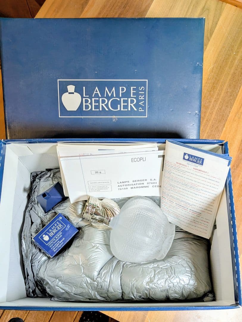 ❤️美品フランスLampe Berger アロマランプ専用化粧箱入り❤️1778