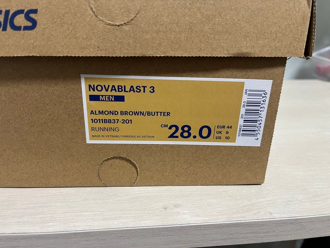 【新品タグ付】ASICS × ELDORESO NOVABLAST 3 28cm