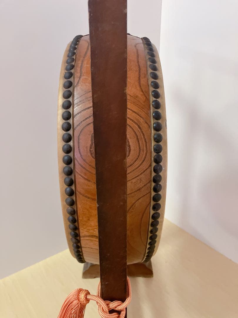 和太鼓　平太鼓　平胴太鼓　鳥居台付き　1.4尺 約43cm 和楽器　打楽器