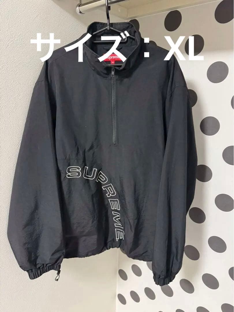 supreme アーチロゴ　ハーフジップ　アノラック　ナイロンジャケット　シュプ