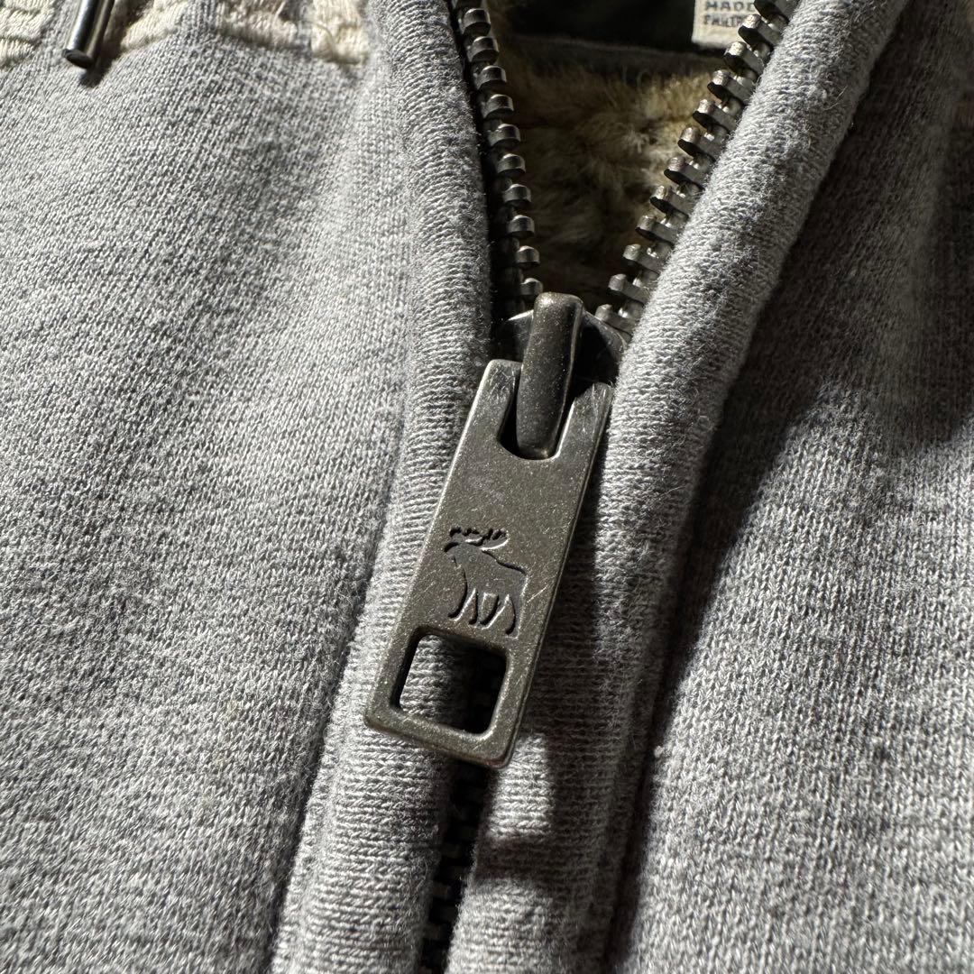 00s A&F fur double zip hoodie y2k 平成