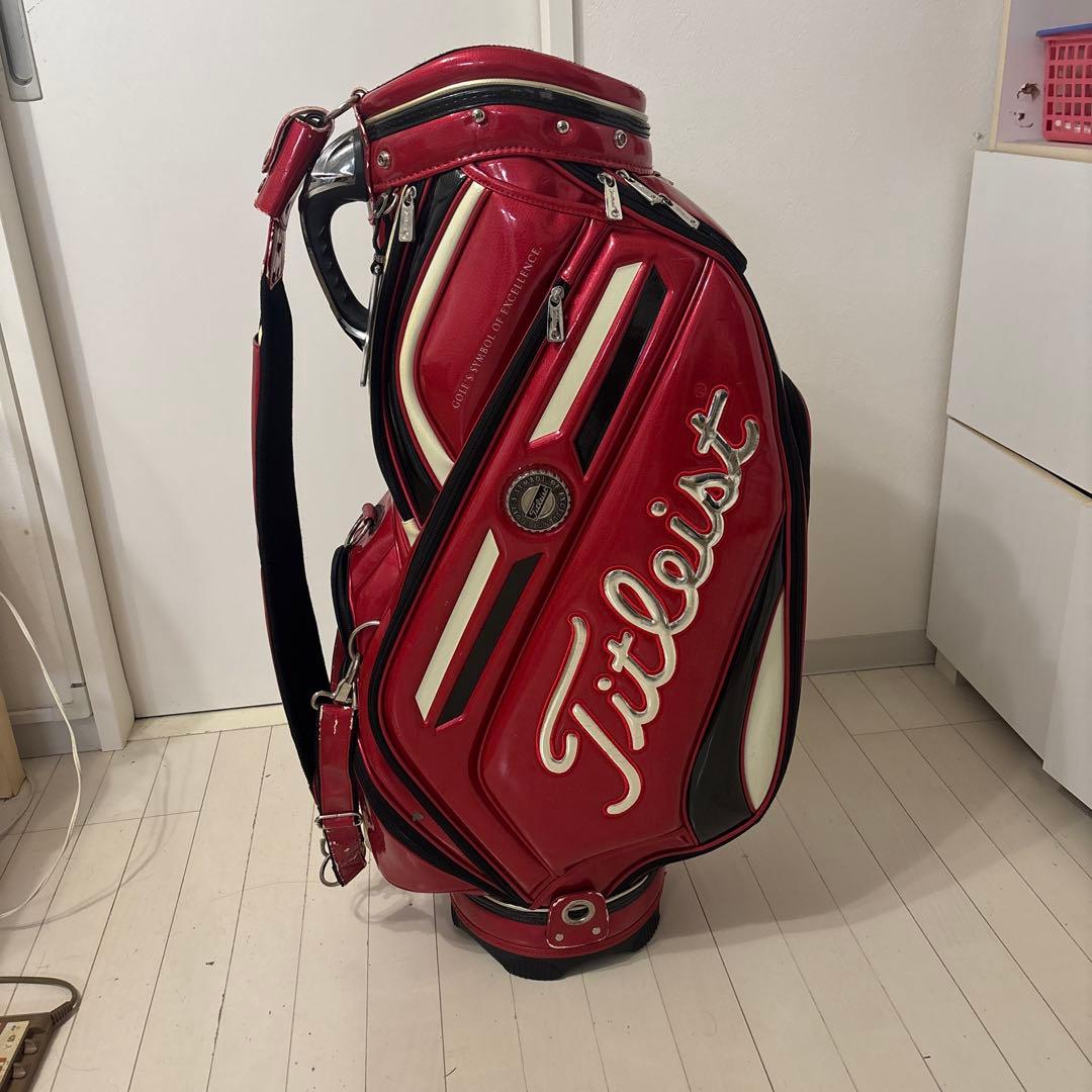 Titleist 赤　キャディバッグ　限定モデル