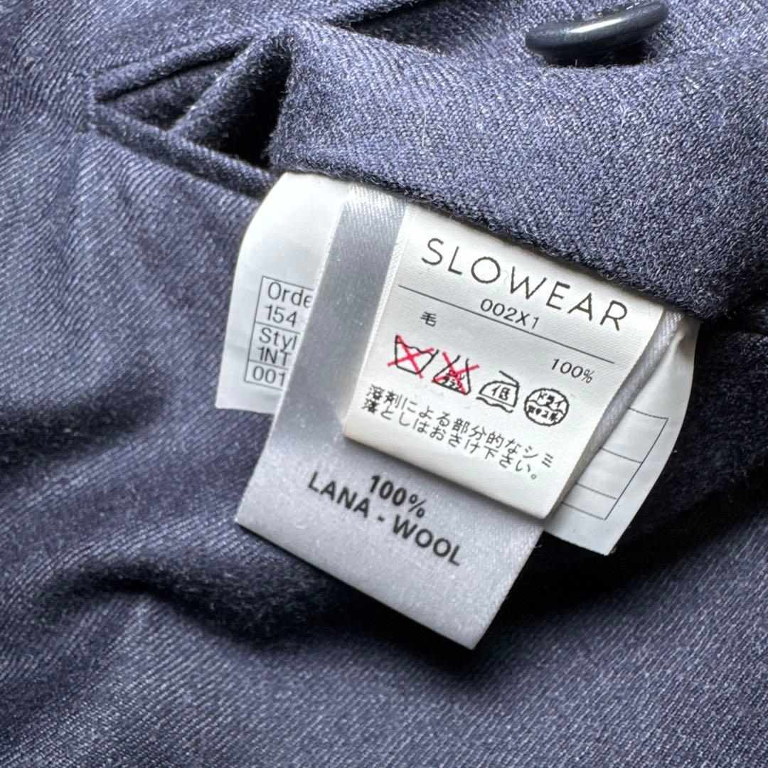 33 未使用　秋冬　インコテックス　ウール　ネイビー　42 XS