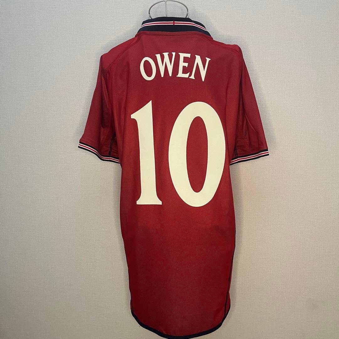 2002 オーウェンawayユニフォーム イングランド代表