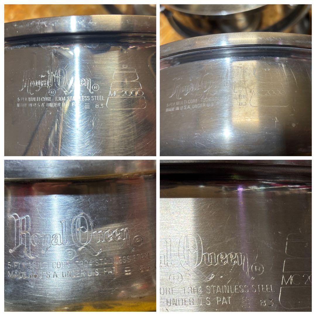 ロイヤルクイーン ４点 鍋セット