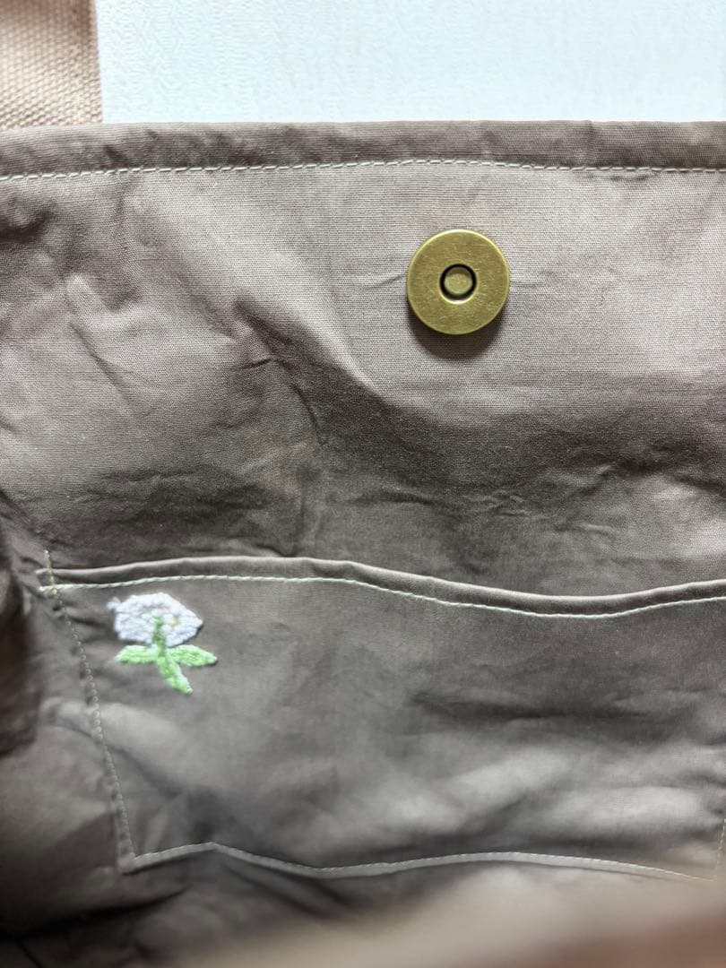 ミナペルホネン＊パッチギャザポケバッグ✂️ハンドメイド⚠️ワケあり