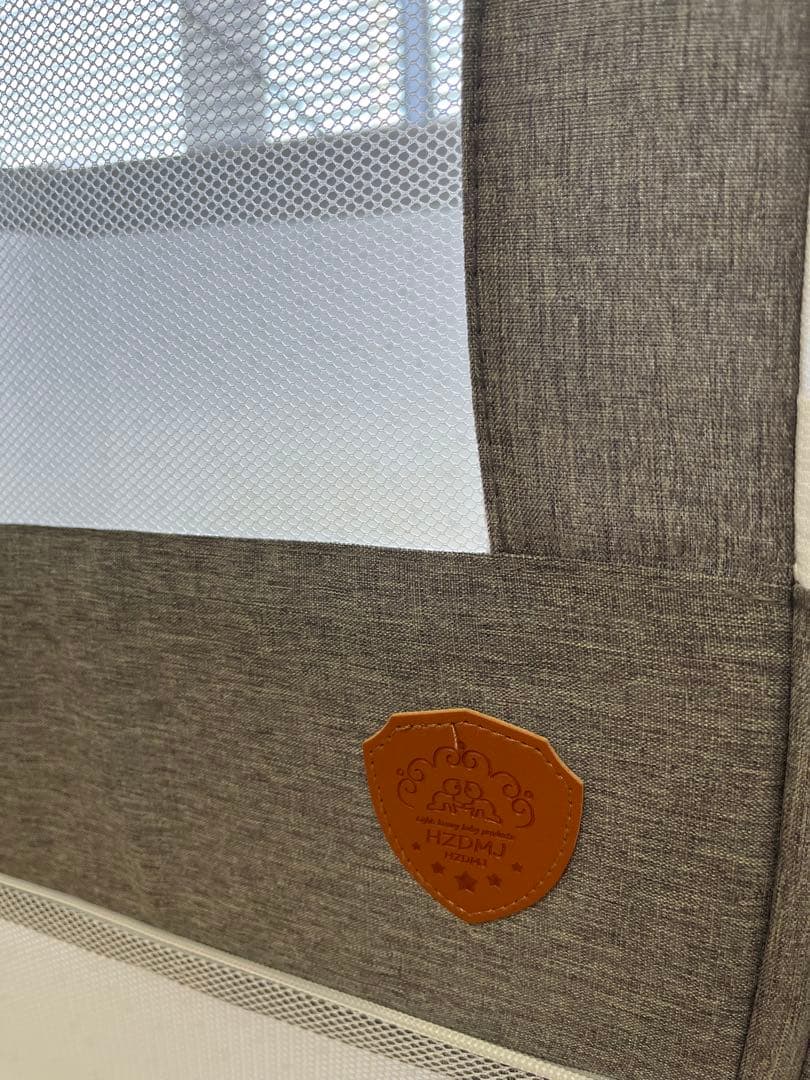 HZDMJ ベビーベッド　添い寝　折りたたみ　ベビーサークル　ゆりかご　説明書付