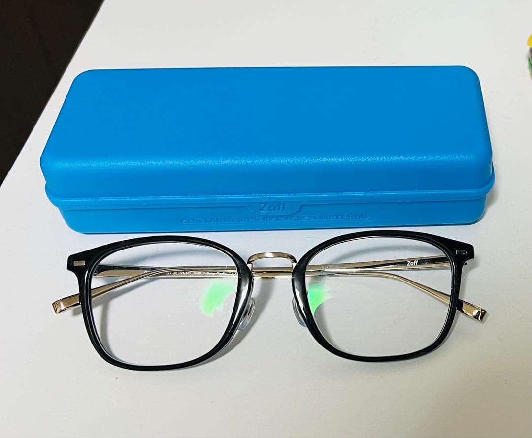 新品　Zoff コンビネーションチタン　ウェリントン