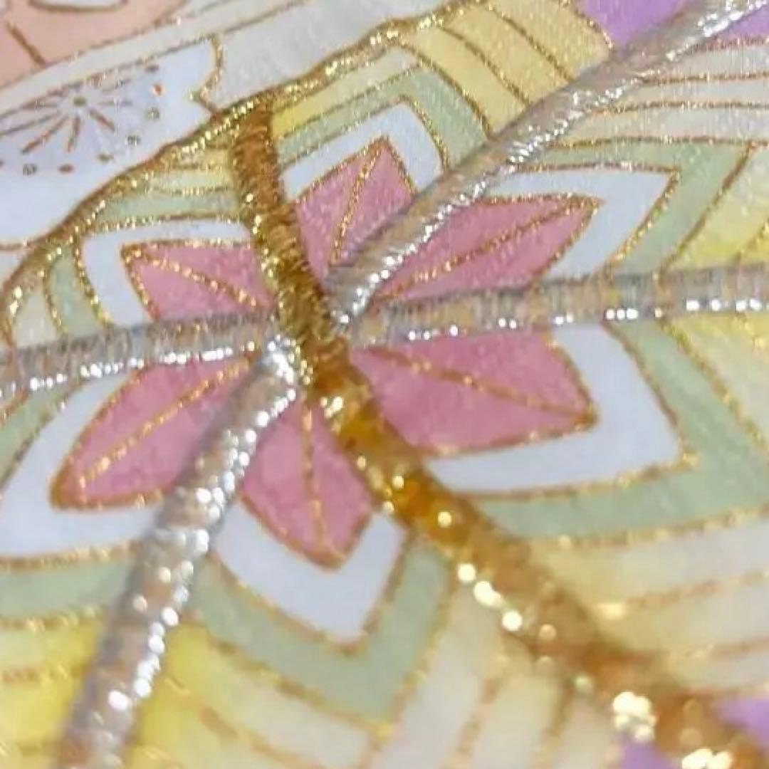 【新品】日本製 スキンベージュ お宮参り 産着 正絹 刺繍入り たとう紙 襦袢付