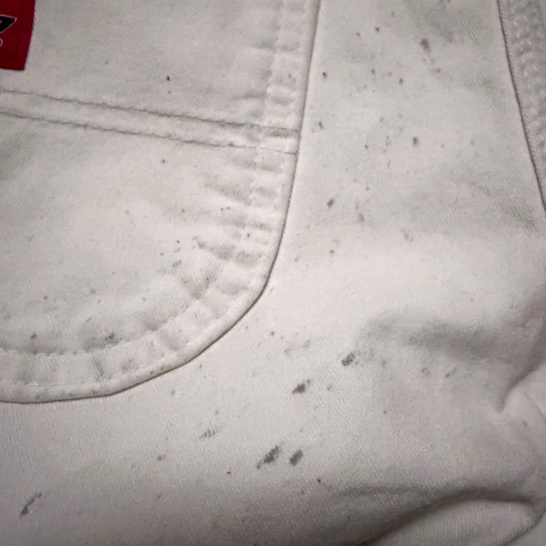 Dickies ダブルニー ペインターパンツ ワイドレッグ ダックパンツ 白