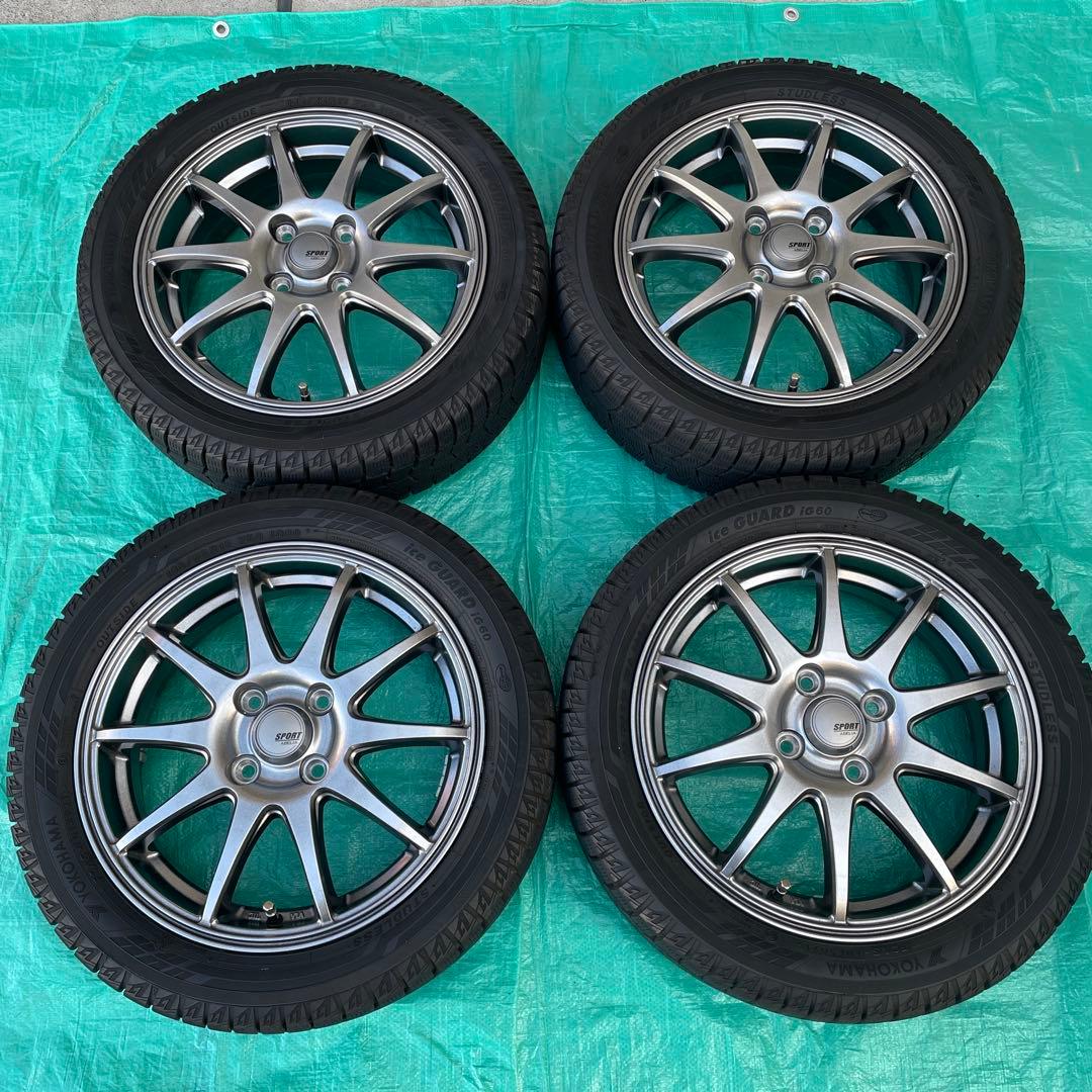 アルミ付きスタッドレス165/55R/15
