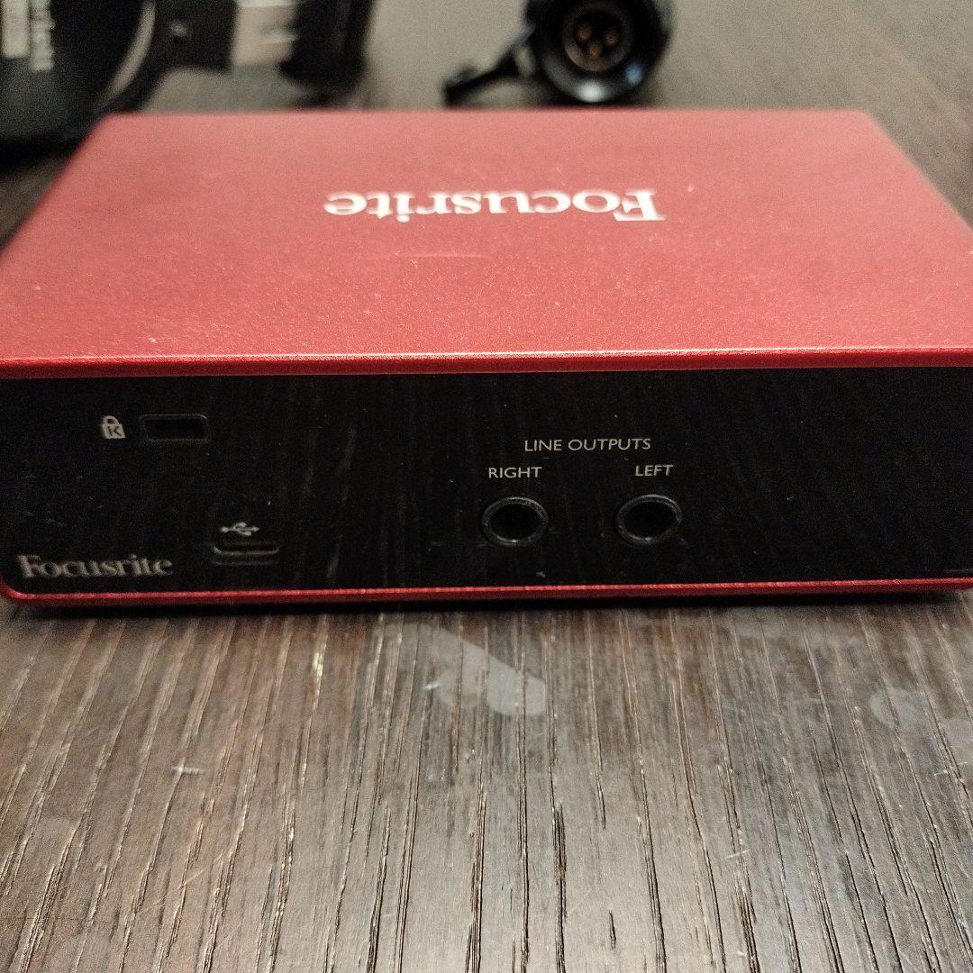 Focusrite Scarlet solo G3 オーディオインターフェイス