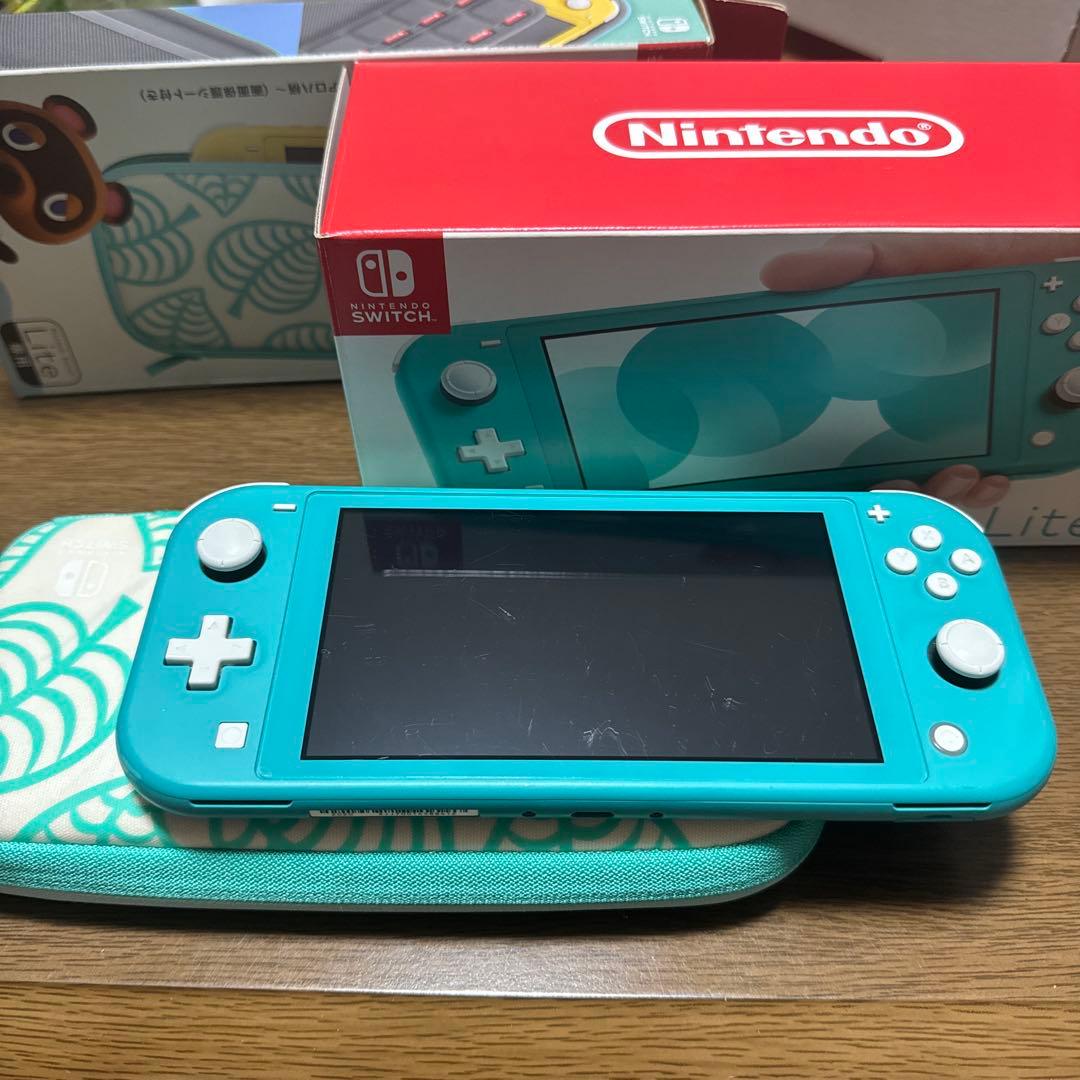 Switch ライト　ジャンク　箱付き　ケース付き