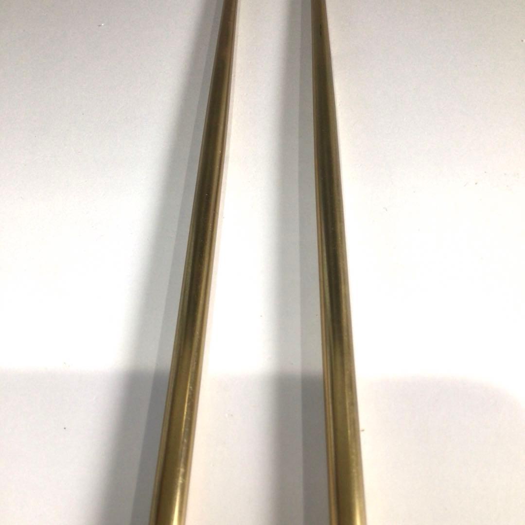 Ｐ７４７　火箸　『木村清雲造』『南鐐』『松笠頭』『飾火箸』　共箱　茶道具