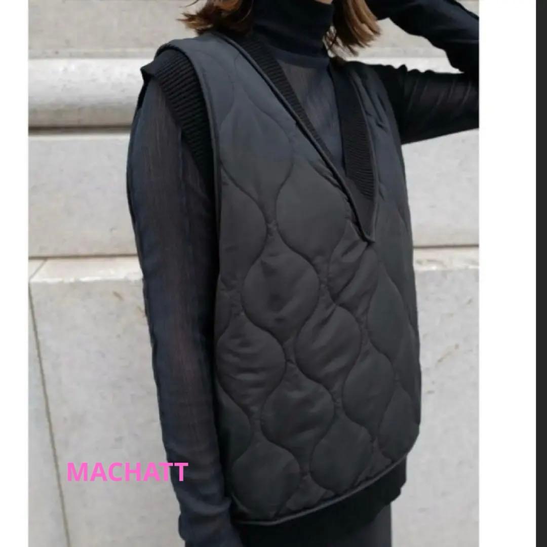 新品タグ付き★MACHATT キルティングベスト