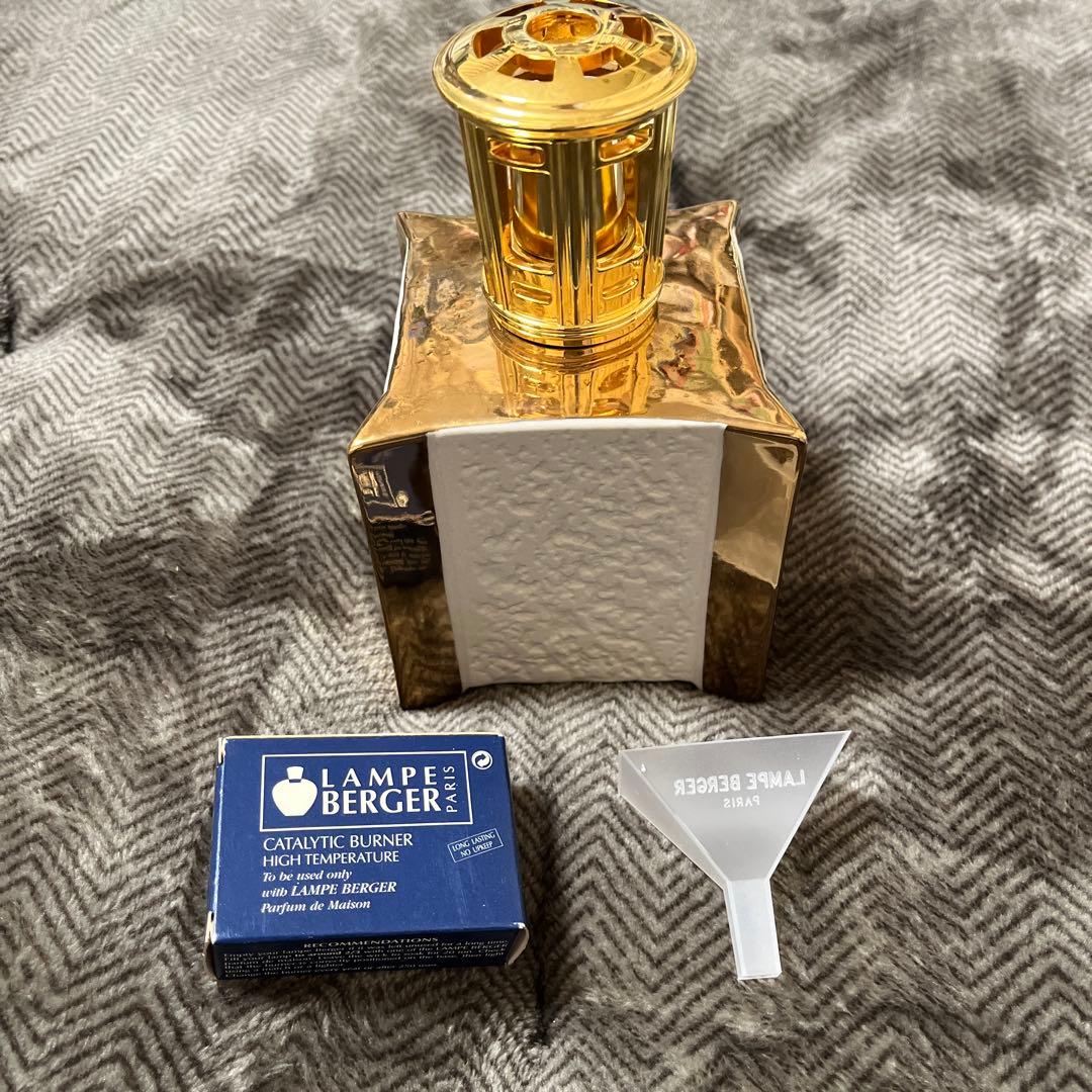 【新品未使用】Lampe Berger アロマランプ 陶器製　白