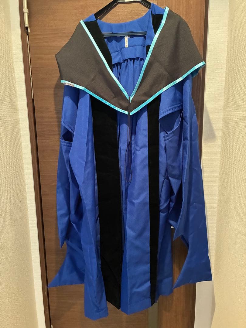 東京大学アカデミックガウン(修士)工学系研究科ワッペン付き