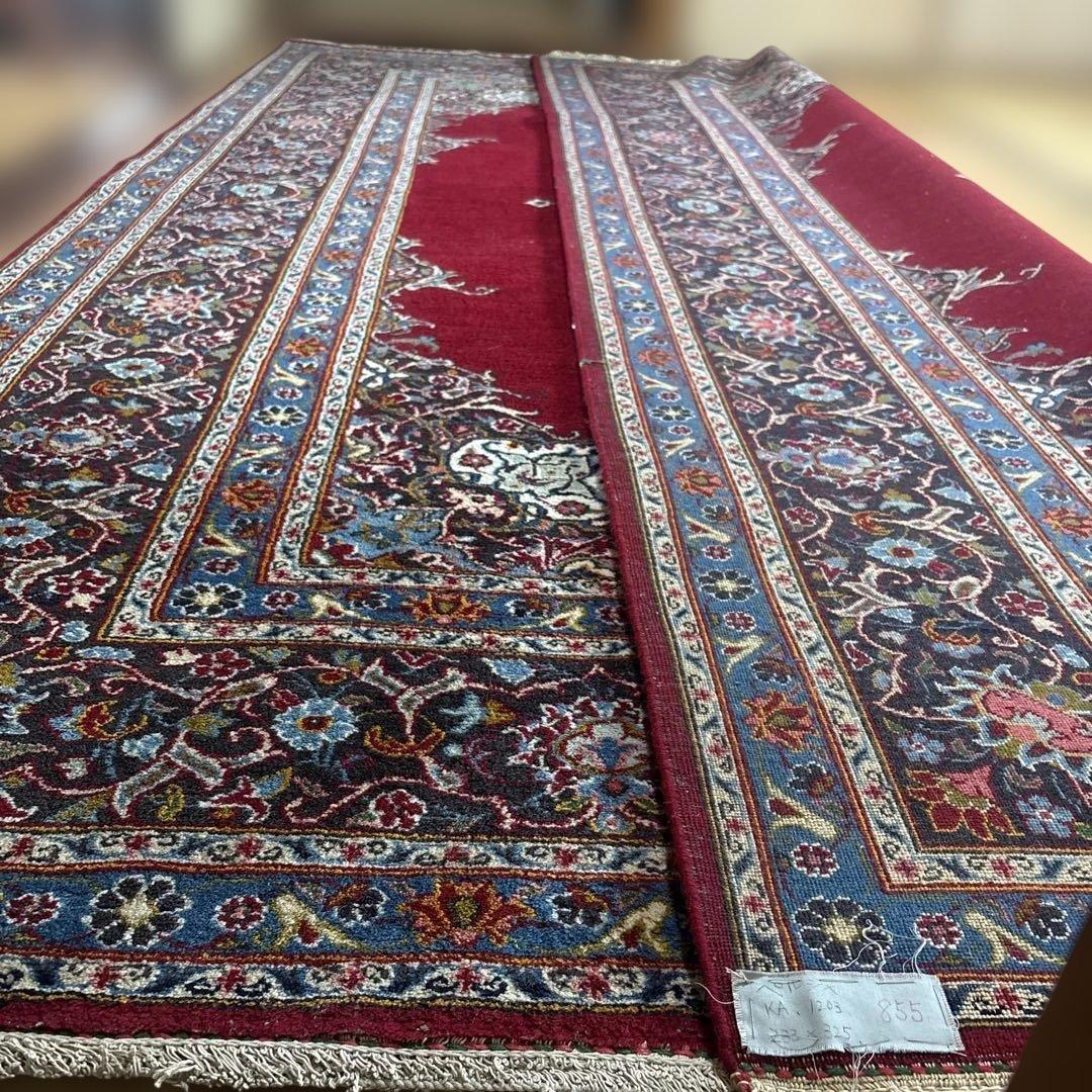 ペルシャ赤い絨毯、カーペット　大きい