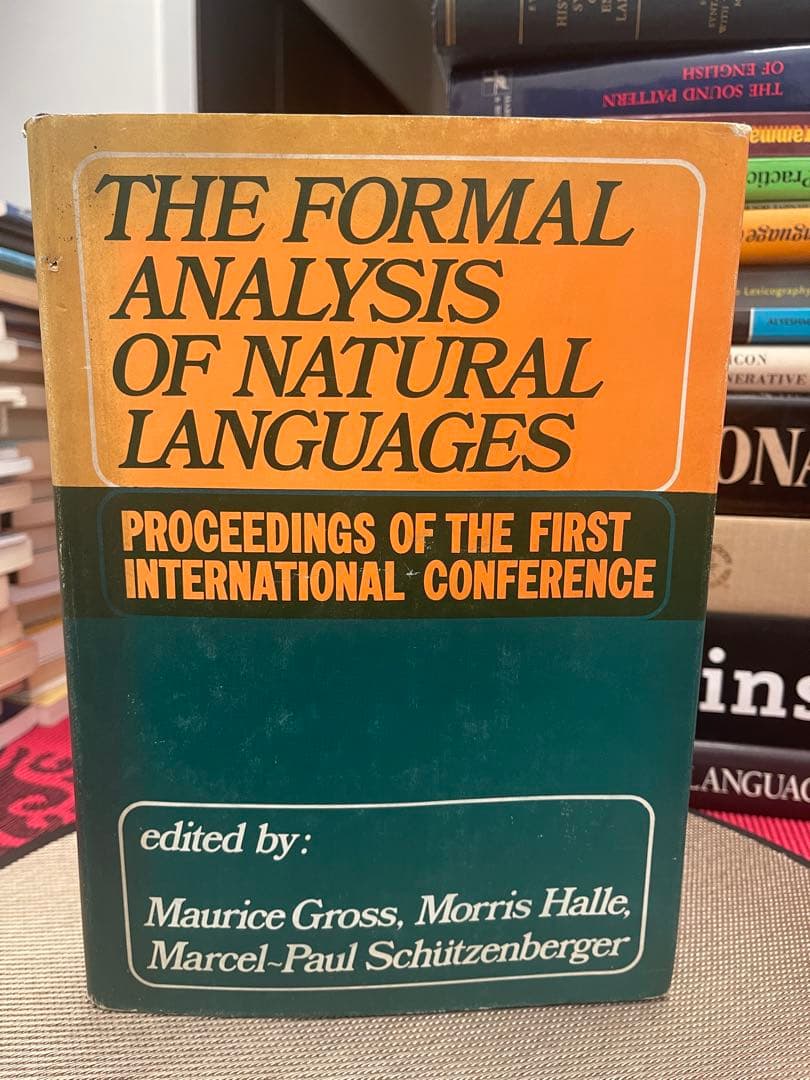 語学・辞書・学習参考書 THE FORMAL ANALYSIS OF NATURAL LANGUAGES