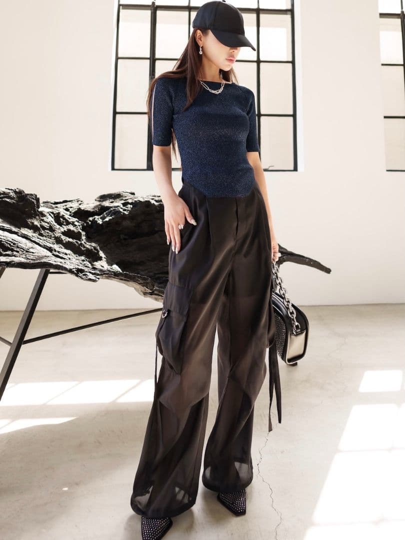 glam lips Sheer カーゴパンツ