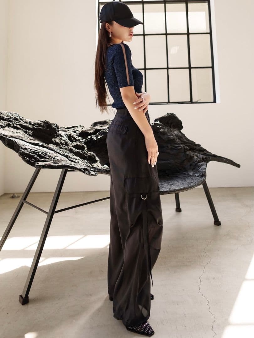 glam lips Sheer カーゴパンツ